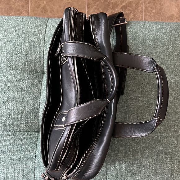 Coach leather men computer bag - Picture 6 of 7